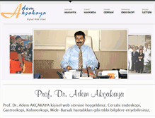 Tablet Screenshot of ademakcakaya.com